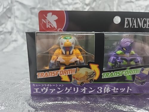 EVA 00, 01 y 02 - Evangelion Transformers mini figuras Takara Tomy NERV - Imagen 2 de 9