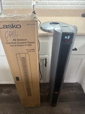 Portable 42-Inch Fan & Heater Tower with Adjustable Thermostat -FH515