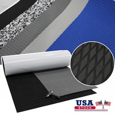 Diamond Boat Flooring EVA Foam Marine Teak Decking , Gray Black Blue Nonskid Mat