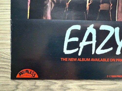 HOLY GRAIL ๐ถ๏ธ Eazy-E Eazy-Duz-It PROMO Poster 1988 Ruthless Records Hip Hop Rap - Picture 7 of 11