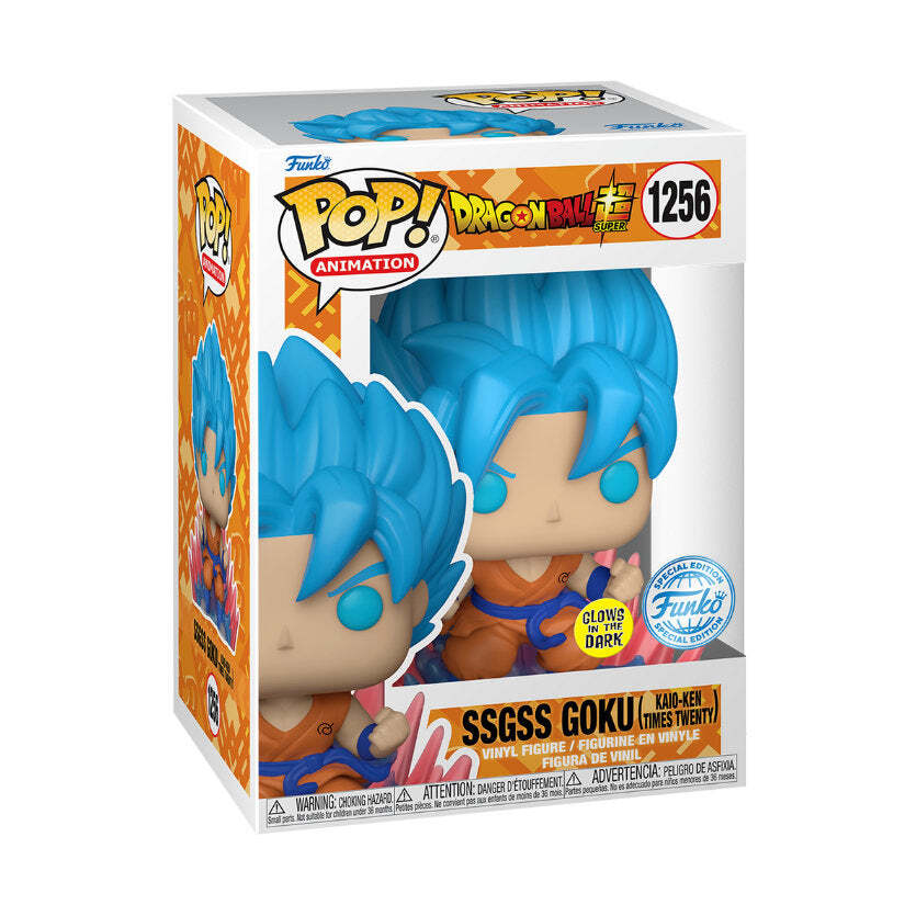 Funko Pop! Dragon Ball Super - SSGSS Goku (GITD) #1256