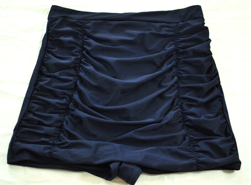 women's Mycoco ruched navy blue swimsuit bottoms size 18 bottoms onlycovers legs