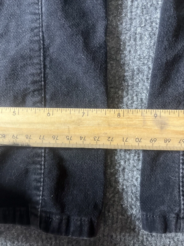 Pantalones Boston Proper para mujer talla 8 negros de gamuza elásticos desteñidos Foto 2 de 4