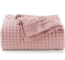 Stroller Society Baby Waffle Blanket Cotton Waffle Blanket Baby Receiving Bla...