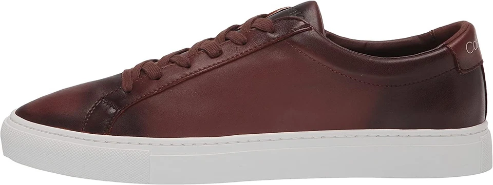 Calvin Klein Para hombres Zapatos Informales Adrien Con Cordones Suela Copa Moda Tenis Marrón Foto 4 de 4