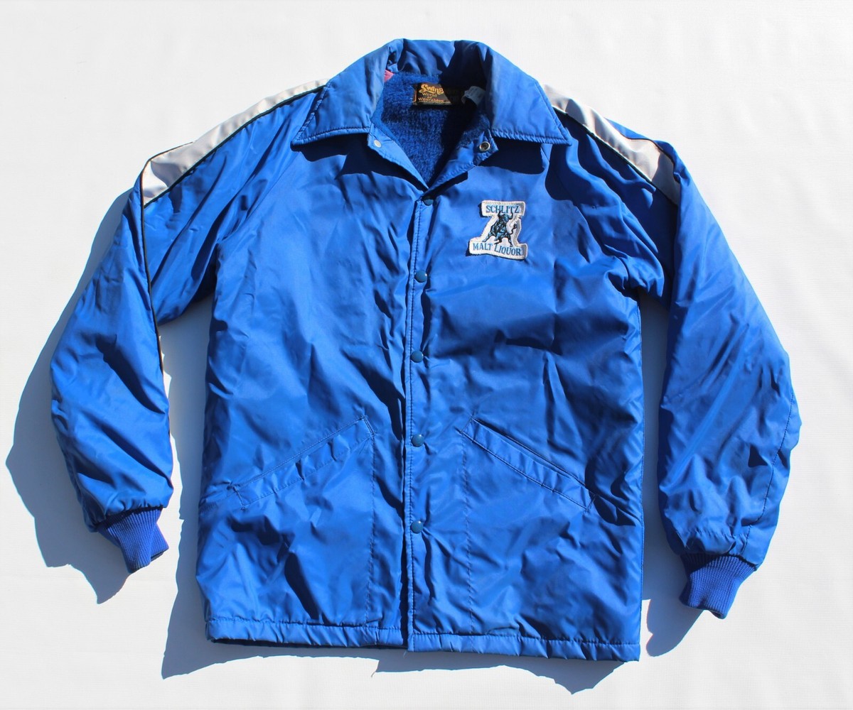 パ*号様 【希少】Schlitz ビンテージ シュリッツ メタルクーラー ふた付 Vintage Schlitz Malt Liquor Beer Jacket Small Swingster Blue Bull