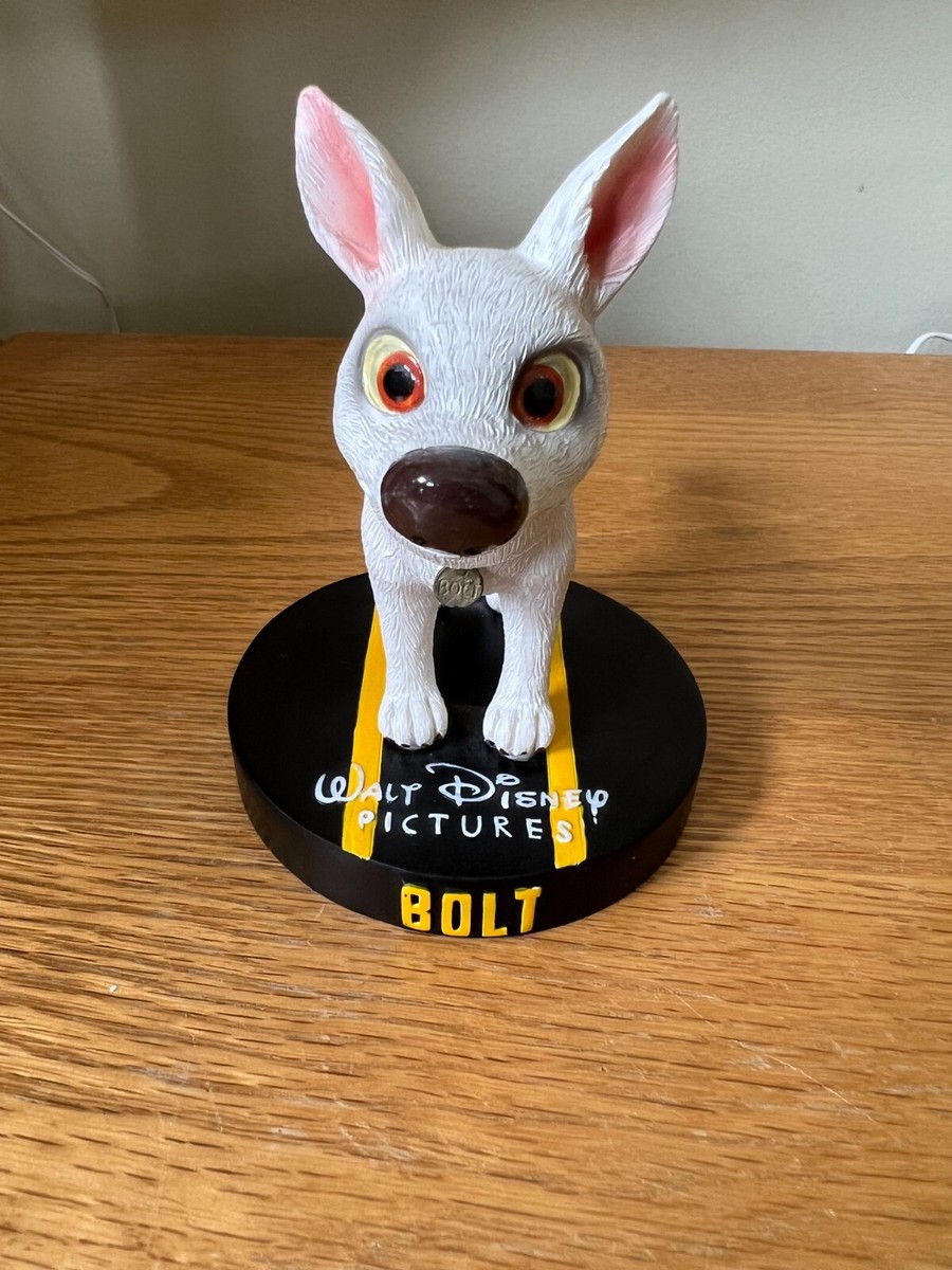 Disney BOLT Super Dog Bobble Head Statue - RARE COLLECTABLE