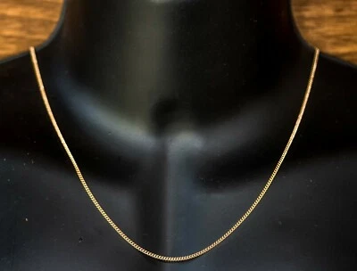 ASCALIDO chaine tradition 1.8 mm plaqué or 18 carats pour homme femme neuve 45cm 50 60cm