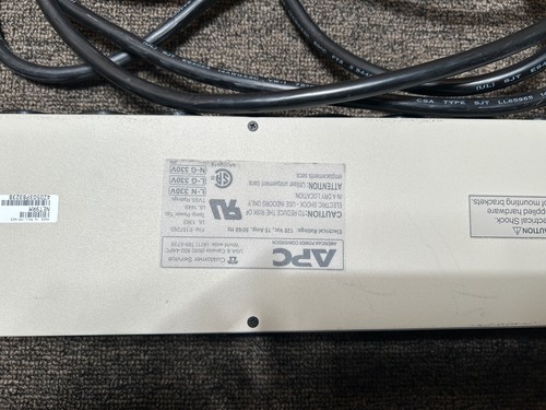 3 X APC NET9RM SurgeArrest Network 9-Outlet Power Distribution /WH - Picture 6 of 12