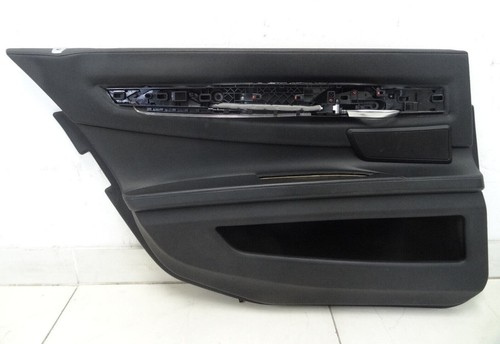 Türverkleidung Hinten Links BMW F01 F02 Langversion Leder Nappa Dakota Schwarz