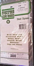Evergreen Scale Models #4188 Styrene V GROOVE SIDING, .188" - More Below
