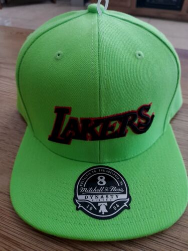 Los Angeles Lakers Mitchell And Ness Dynasty  Hat Size 8 64cm FREE SHIPPING  - Picture 1 of 3