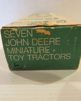 John Deere 7pc Historical Tractor Set with Hooks 1/64 JD-560
