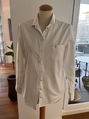 Hemd Bluse weiß, Damen, Marco Polo Gr. 38/40