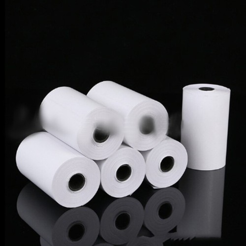 5 Rolls Printable Sticker Paper Roll Direct Thermal Paper with Self-adhesiveBbd - Afbeelding 5 van 6