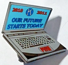 Kiwanis International Dist. Pacific Northwest Laptop 2010-2011 Lapel Pin