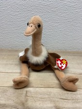 Vtg 1997 Ty Beanie Babies Stretch The Ostrich Plush Toy With Tag