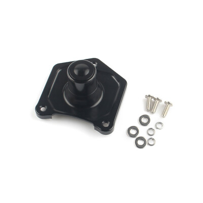 J Black Solenoid Cover Starter Push Button for Harley Touring Big