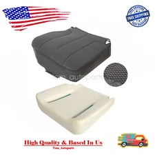 New Driver Bottom Seat Cover & Foam Cushion For 02-05  Dodge Ram 1500 2500 SLT