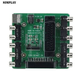 Retro Game Console Video Converter RGBS/SCART to YUV YCBCR/S-Video for SEGA