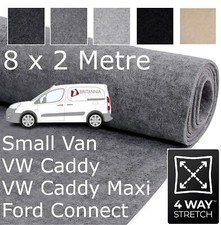 CAMPER VAN LINING CARPET 4 WAY STRETCH FOR SMALL VANS VW CADDY MAXI FORD CONNECT