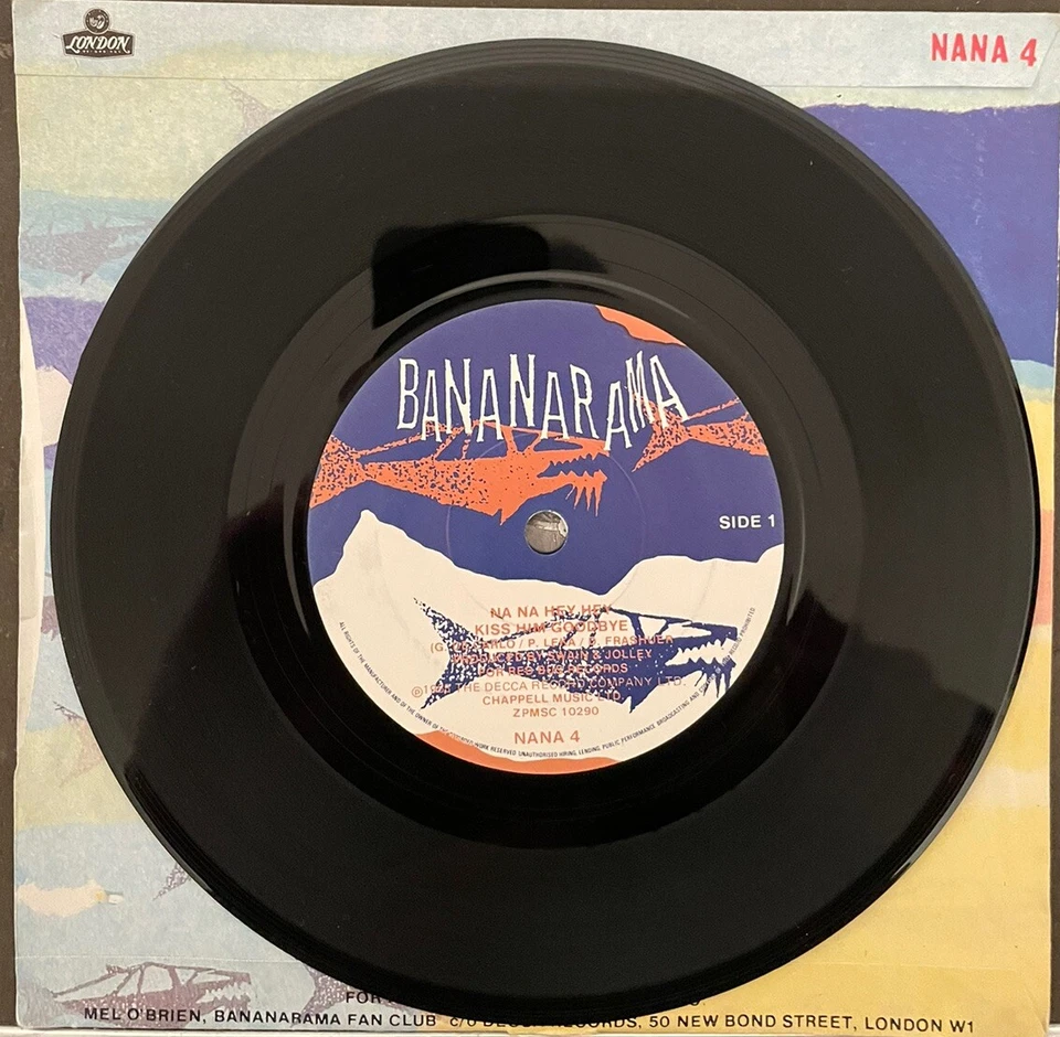 Bananarama- Na Na Hey Hey Kiss Him Goodbye/Tell Tale 7" U.K. Vinyl Single- New - Image 3 of 4