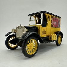 Coca-Cola Yellow Delivery Truck ERTL Bank Display Piece Missing Stopper
