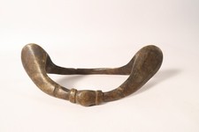 Alter Reif Fußspange Senufo GL39 0,4kg Old Bronze Bracelet Anklet Afrozip