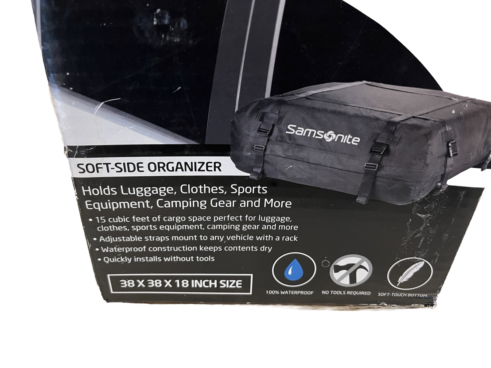 Samsonite Car Rooftop Cargo Carrier 100 Waterproof 15 Cubic Ft Easy