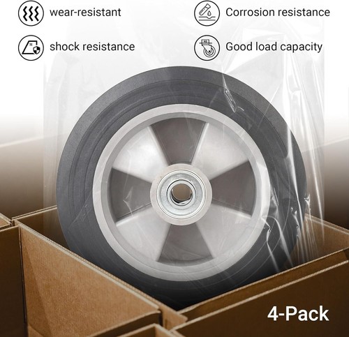 Ruedas De Repuesto Para Trabajo Pesado, Corre Plano Con Carga Máxima De 580 Lbs. - Picture 4 of 7