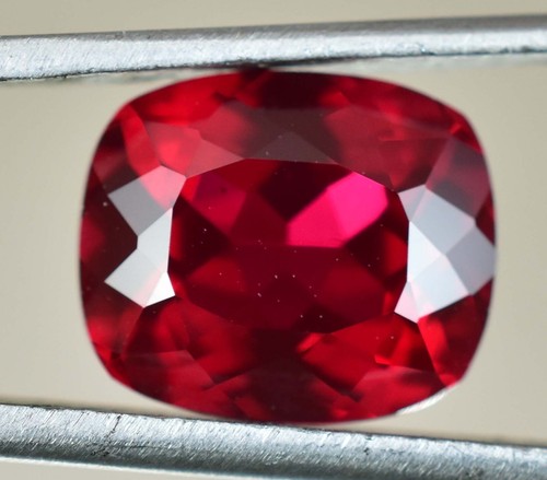 Natürlich Pyrop Granat 8.20 Karat Kissen Agl Zertifiziert Mosambik Lose - Bild 3 von 8