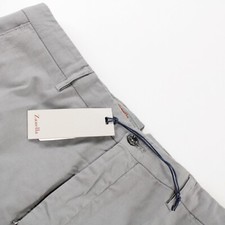 Zanella NWT Chinos / Casual Pants Size 36 US Noah Solid Gray Cotton Blend