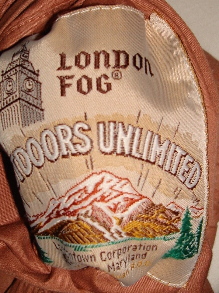 LONDON FOG BEIGE/COPPER COTTON BLEND REVERIBLE FALL/SPRING JACKET SZ. 7/8 M - Image 4 of 4