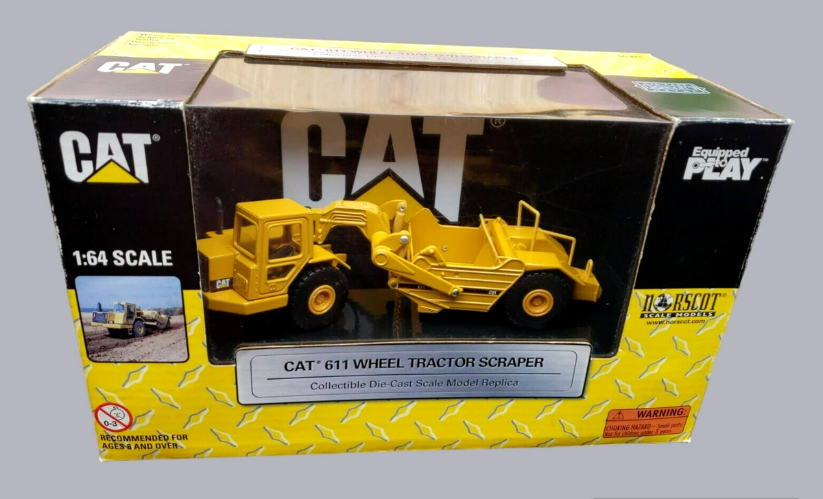 VTG. 2005 NORSCOST CATERPILLAR CAT 611 WHEEL TRACTOR SCRAPER