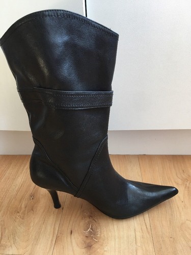 Ladies Black Leather DIANA FERRARI 