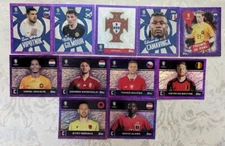 Topps UEFA Euro 2024 Stickers YOU PICK from list Purple Parallel Foil