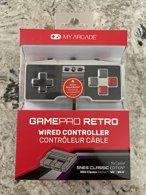 My Arcade GamePad Retro Wired Controller for NES and SNES Classic