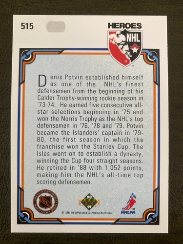 ( U SELECT CARDS ) 1990-91 UPPER DECK HOCKEY SINGLES 401-550**🔽 - Picture 211 of 255