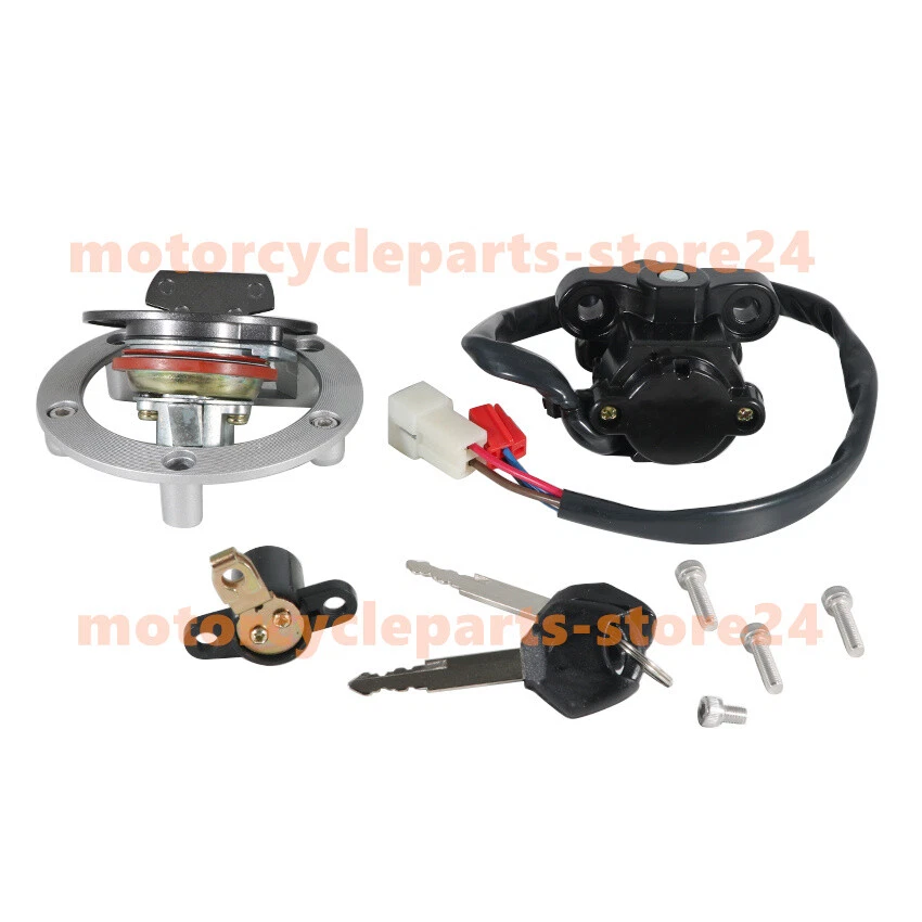 Interruptor de llave de encendido tapa de gas bloqueo de asiento para Yamaha FZ07 FJ09 FZ09 15-16/FZ10 2017 Foto 4 de 4