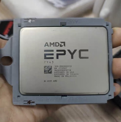 AMD EPYC Milan 7Y43 CPU 2.55GHz 48 Core 256MB Cache SP3 TDP 280W Processor