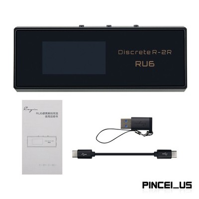 Cayin RU6 Portable USB Input Audio Decoder DAC Headphone Amp 3.5mm+4.4mm Output