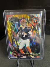 2024 Panini Select - Club Level Joe Burrow #230 Red & Yellow Shock Prizm