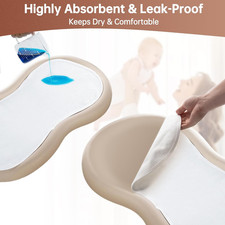 Changing Pad Liner 3 Pack Compatible Keekaroo Peanut Changer Reusable Changing