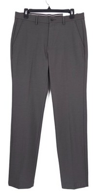 michael kors men's classic fit dress pants Mens 36x32 Army Green Stretch Cotton NWT Straight Accents