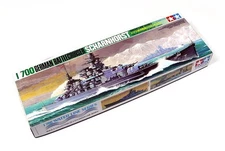 Tamiya Military Model 1/700 War Ship German Battlecruiser Scharnhorst 77518