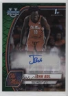 2024-25 Bowman U Chrome Green Reptilian Refractor 62/75 John Bol #31 Auto 13os