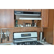 30" Over-the-Range Shelf/Display/Ledge/Rack, 3.5" deep (Stainless Steel)