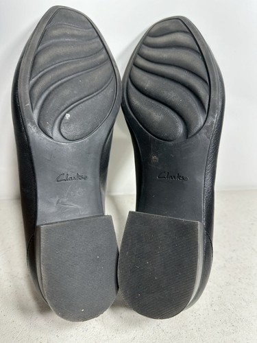 Clarks Collection Leder Slipper Loafer Juliet Shine Schwarz 9W - Bild 7 von 8