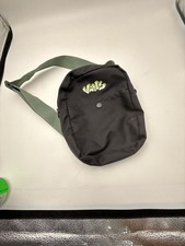Borsa a tracolla Vans nera con finestra ID e tracolla verde