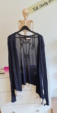 Abercrombie & Fitch Strickjacke/Cardigan, Damen, Größe L, dunkelblau ♡